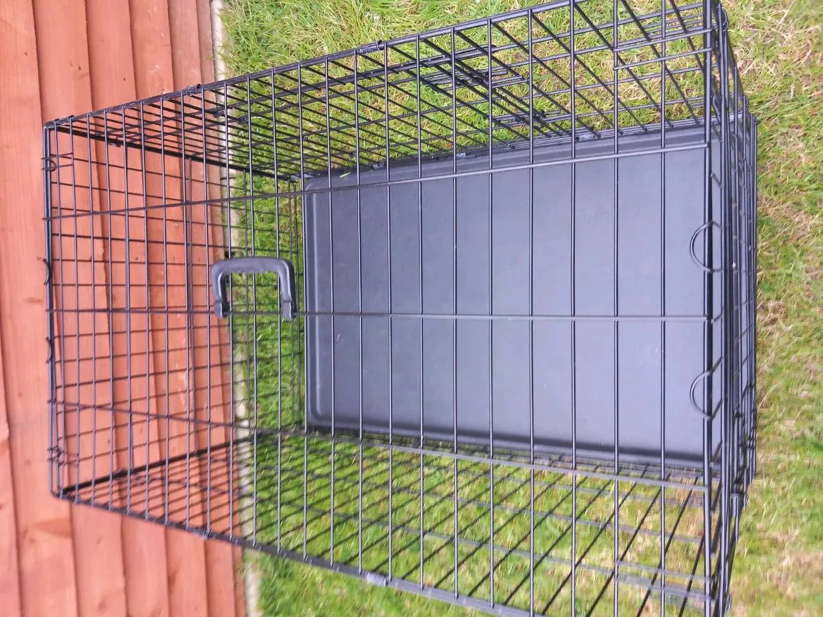 Large dog travel crate. - Image 3