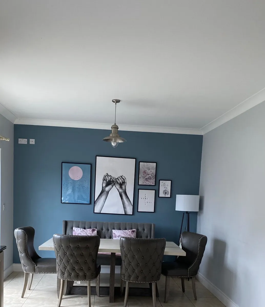 Dining chairs and dining couch - Image 1