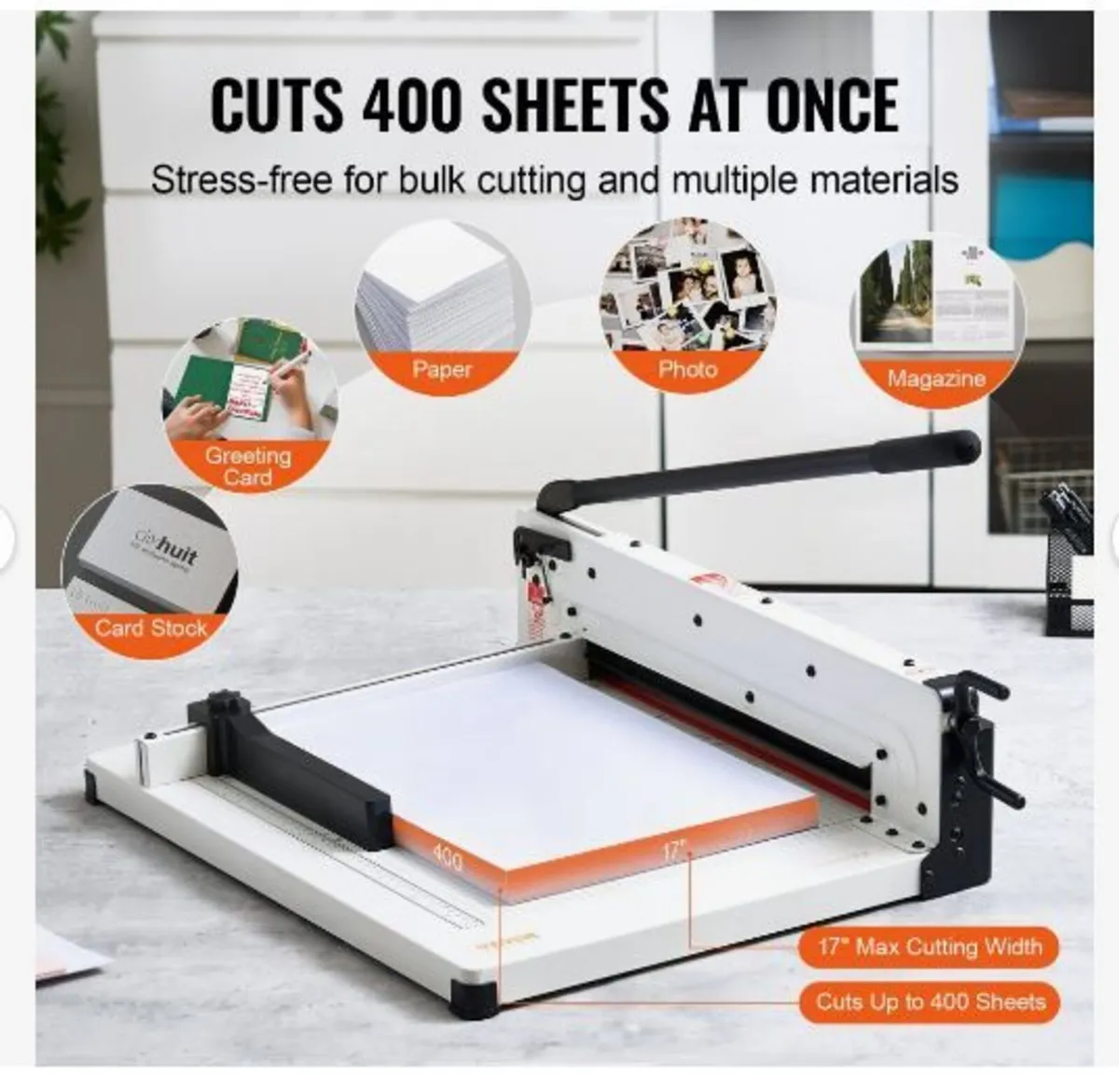 Paper Cutter 43.2 cm A3 Guillotine Paper Trimmer - Image 4