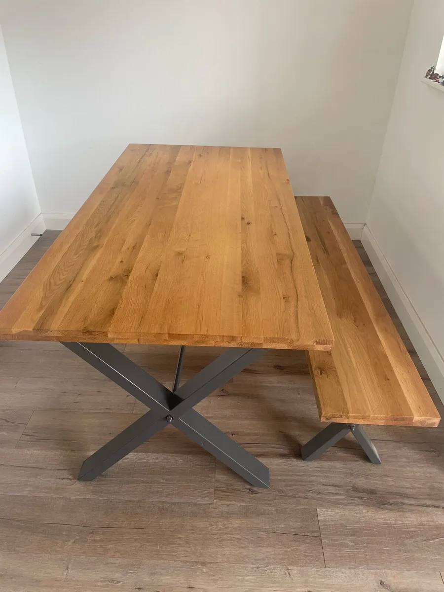 Kitchen / Dining Table with Bench - Image 1
