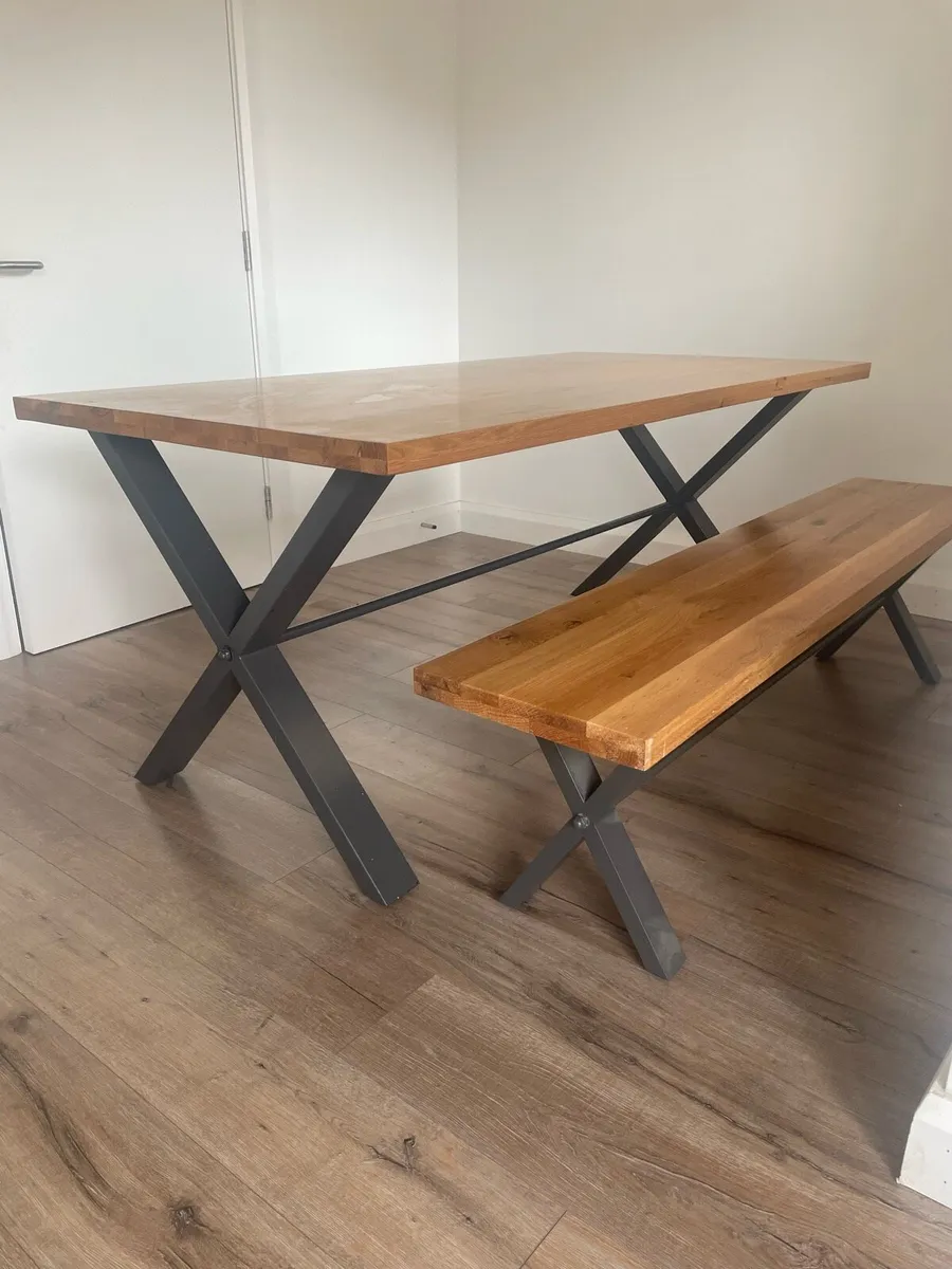 Kitchen / Dining Table with Bench - Image 3