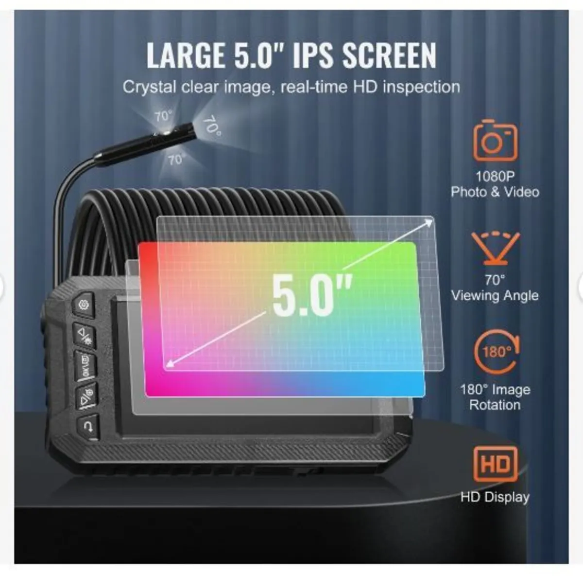Endoscope Camera with Lights Triple Lens - Image 2