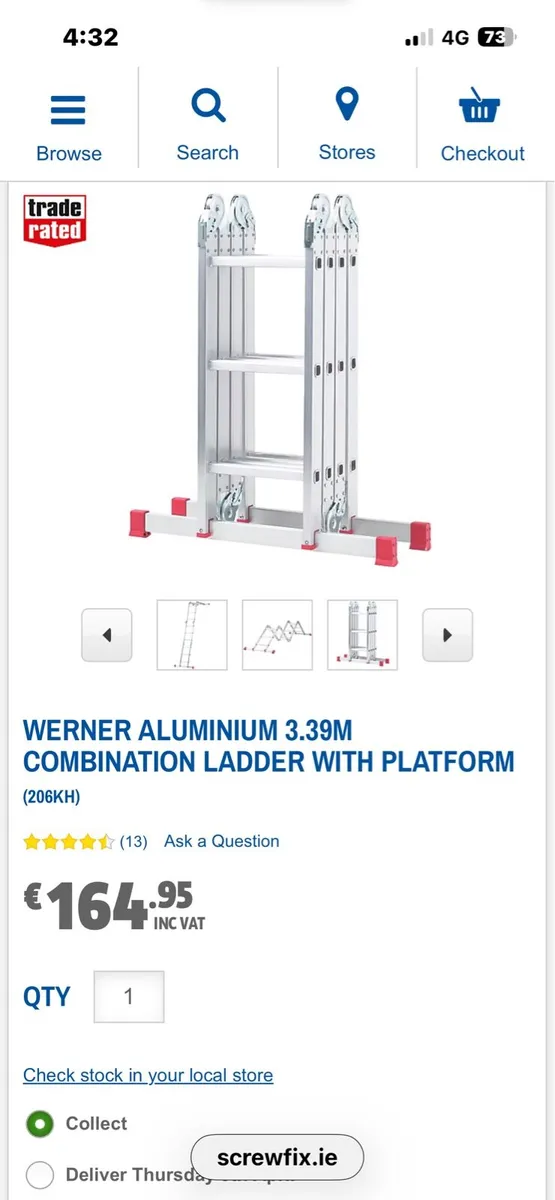 Fold up ladder - Image 3