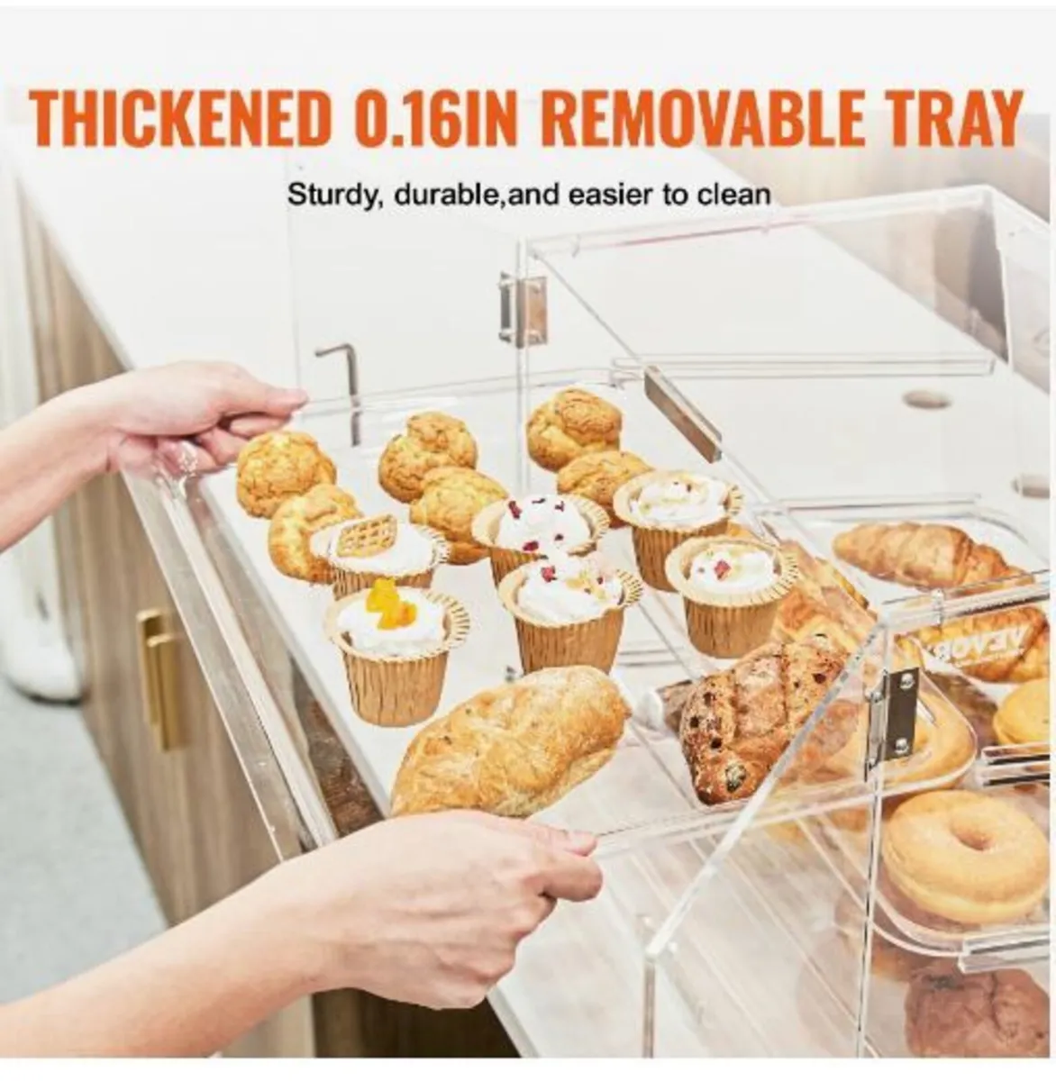 Pastry Display Case, 3-Tier Commercial - Image 4