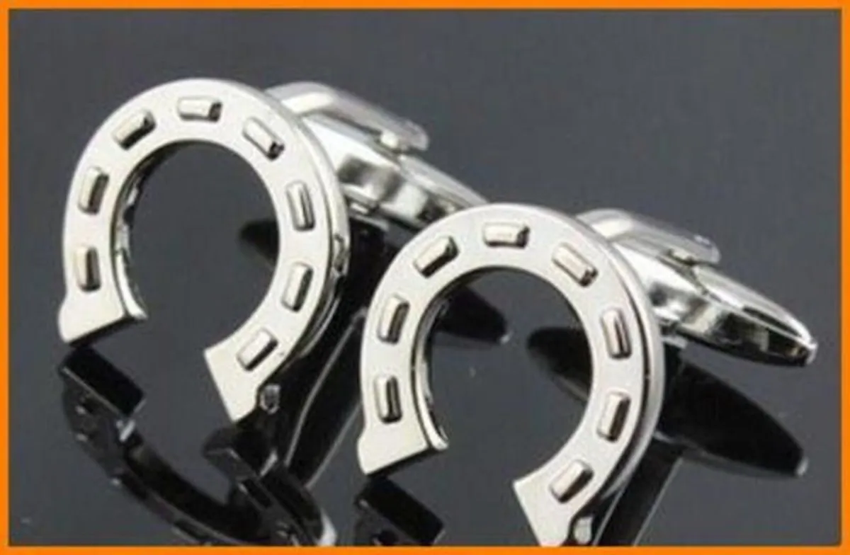 The Horse Shoe- Links For Men, Free Post - Image 1