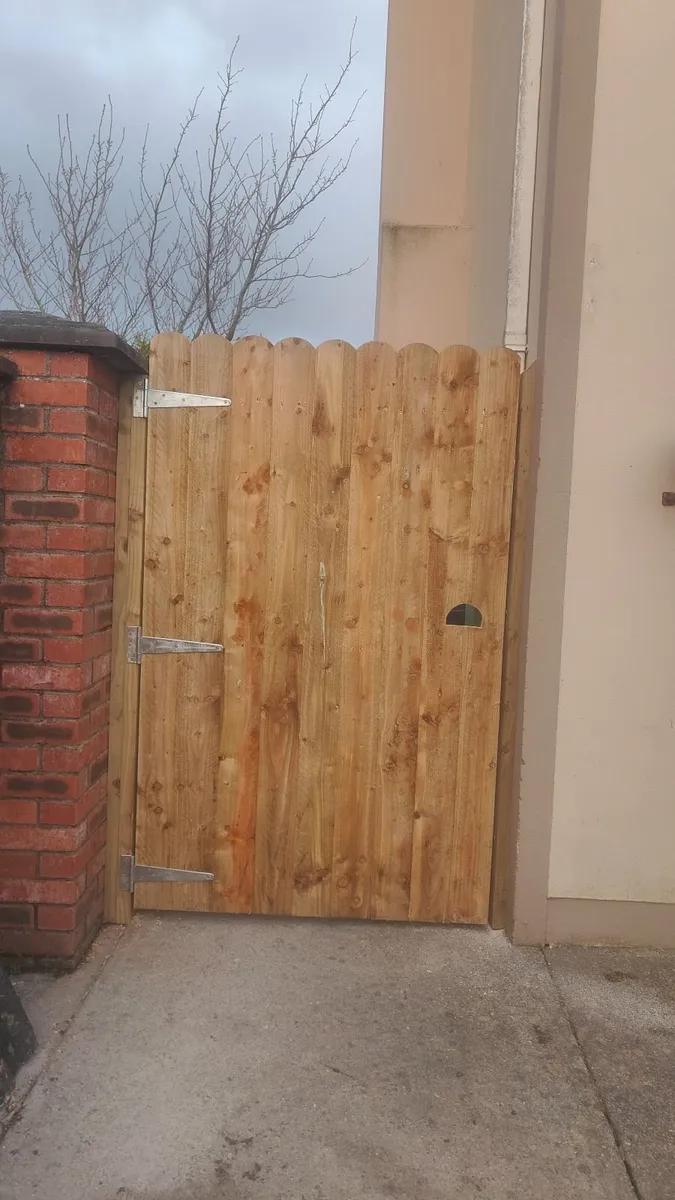 Side entrance gates fitted - Image 2
