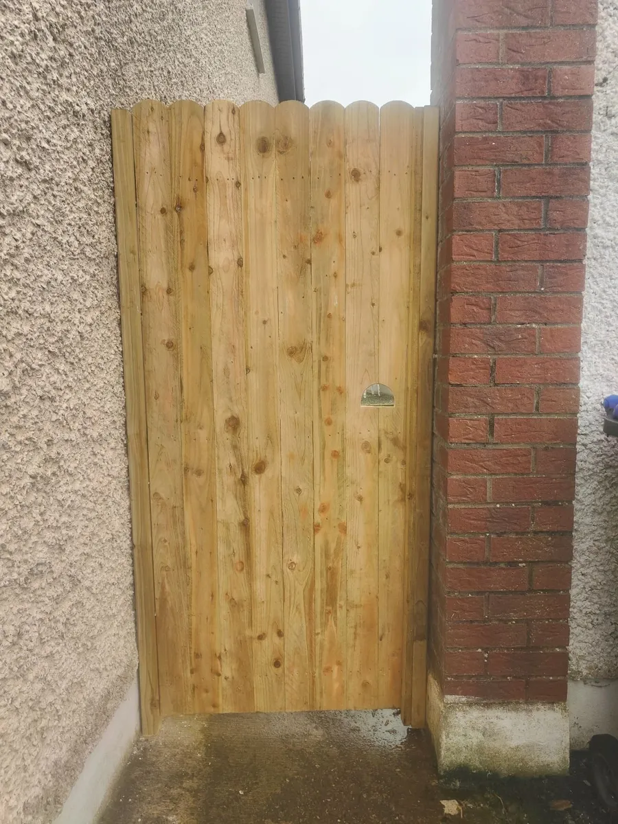 Side entrance gates fitted - Image 1