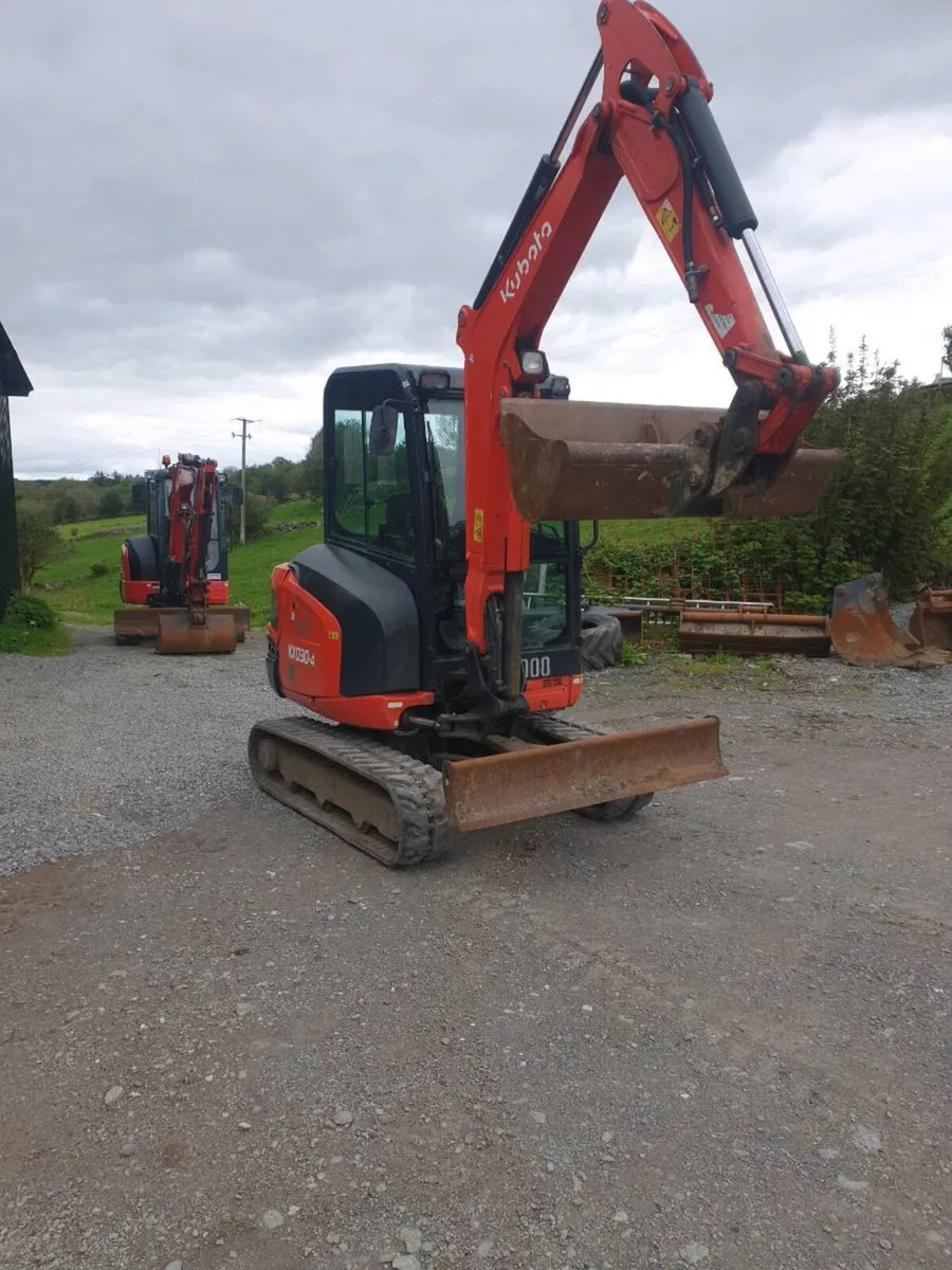Kobota kx030-4  2018  low hours - Image 1