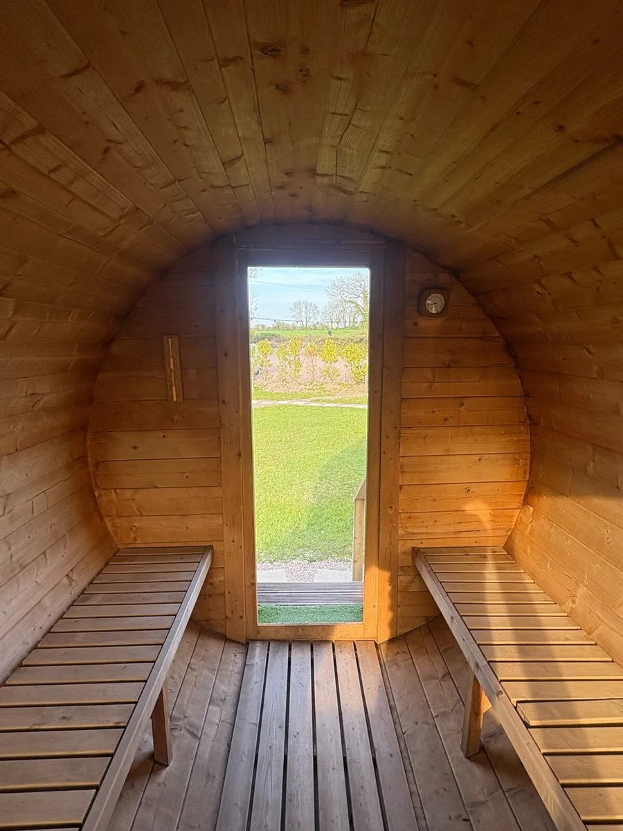 Mobile 12 person Sauna with Trailor - Image 3