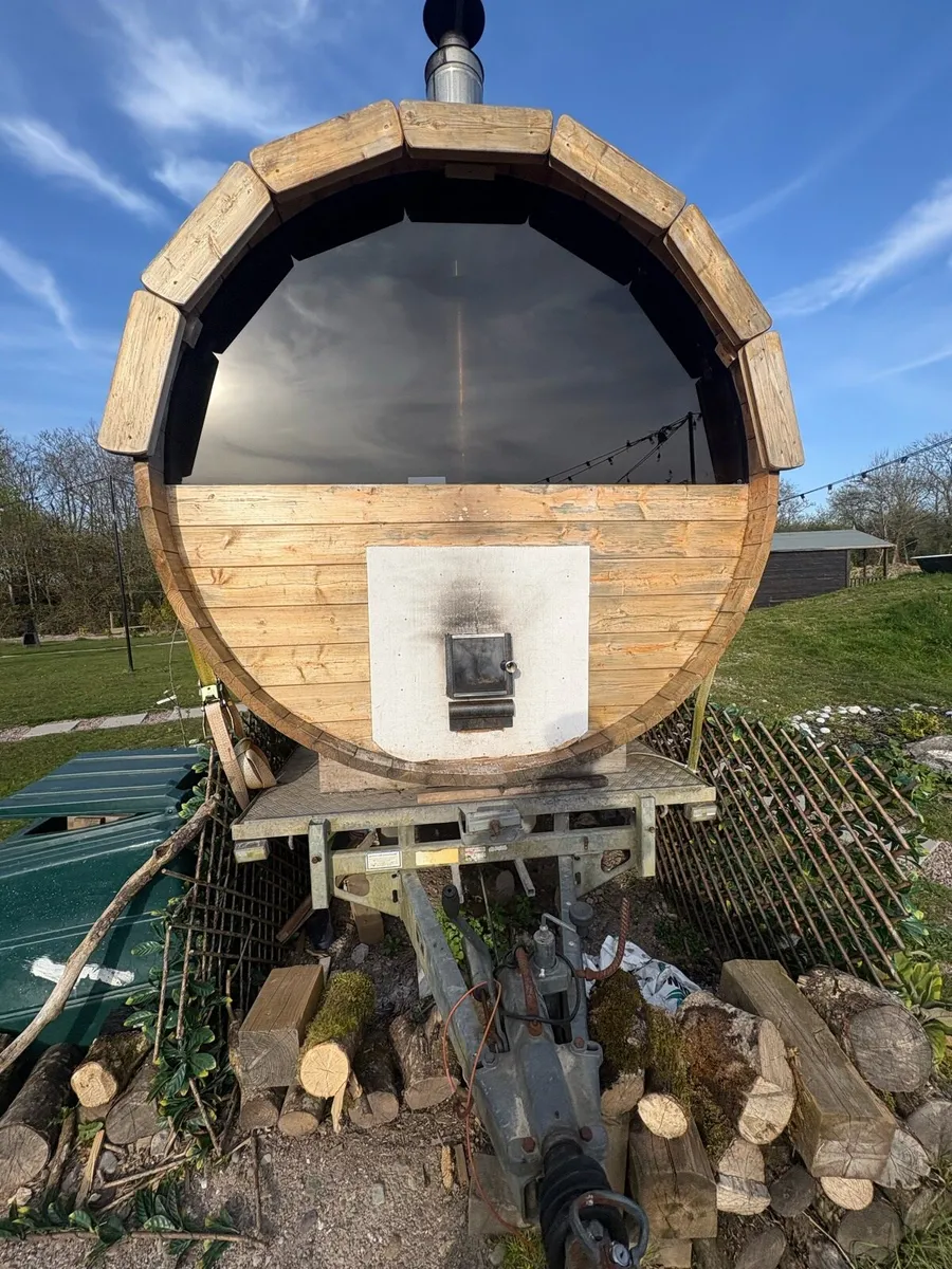 Mobile 12 person Sauna with Trailor - Image 4