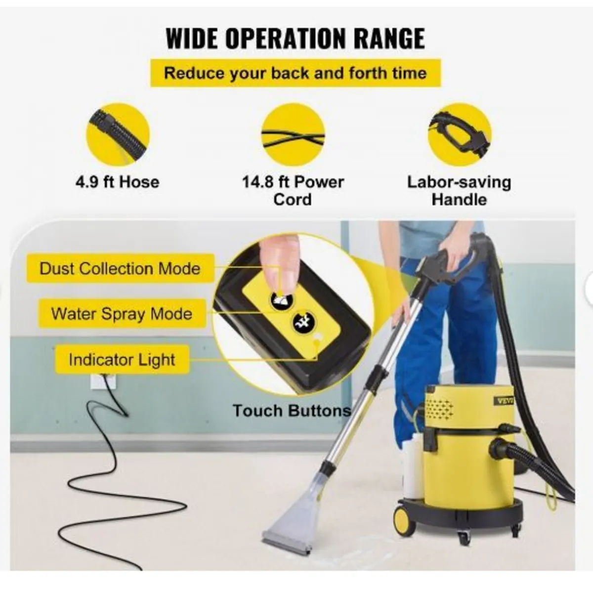 Wet Dry Vacuum Cleaner - Image 3
