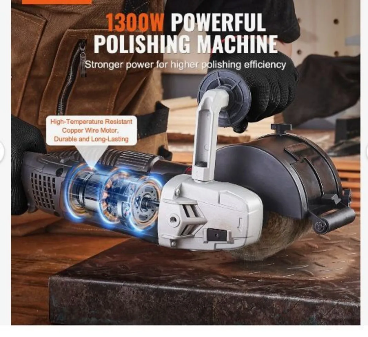 Burnishing Polishing Machine, 1300W - Image 1