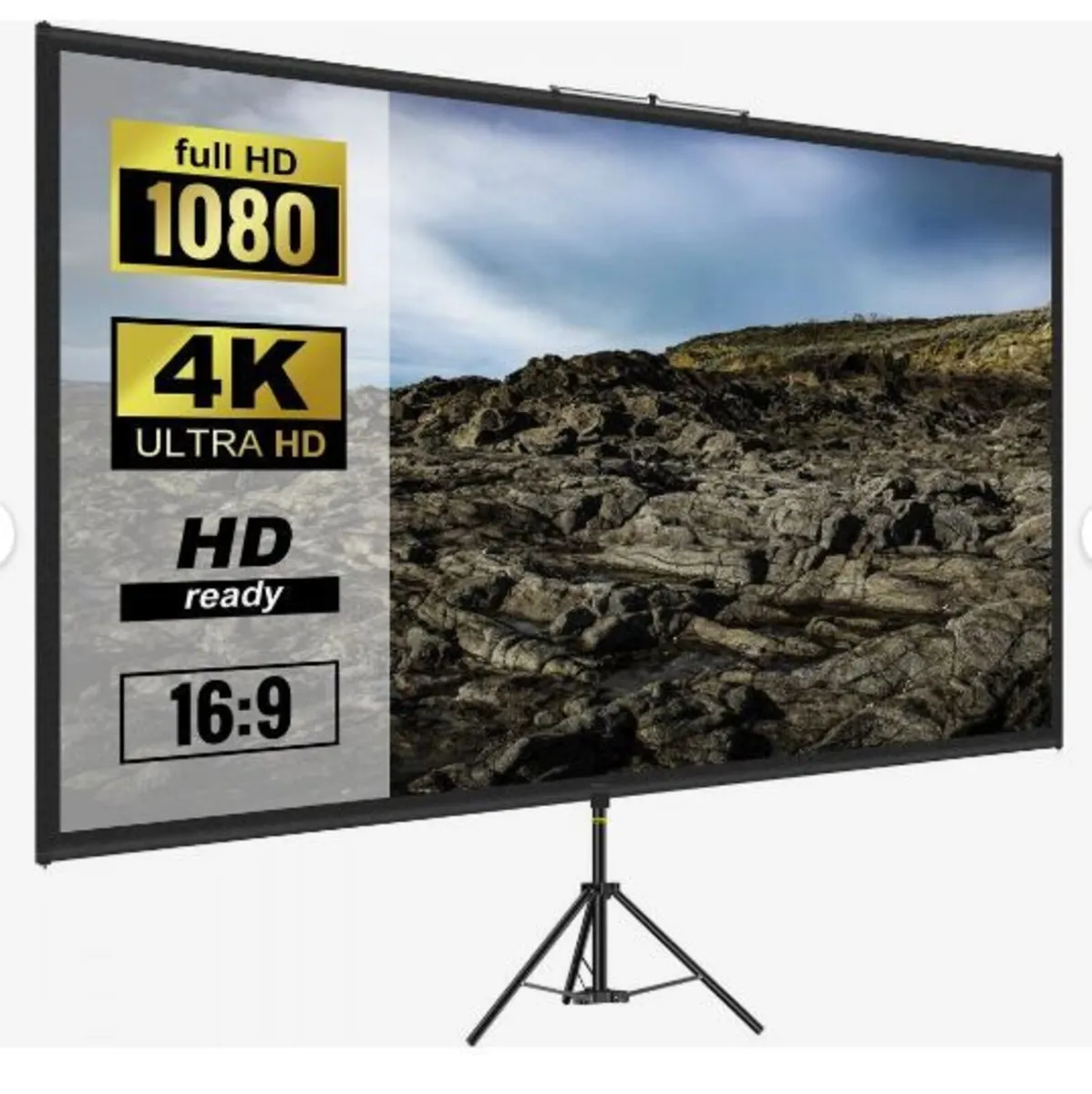 Tripod Projector Screen with Stand 100inch - Image 1