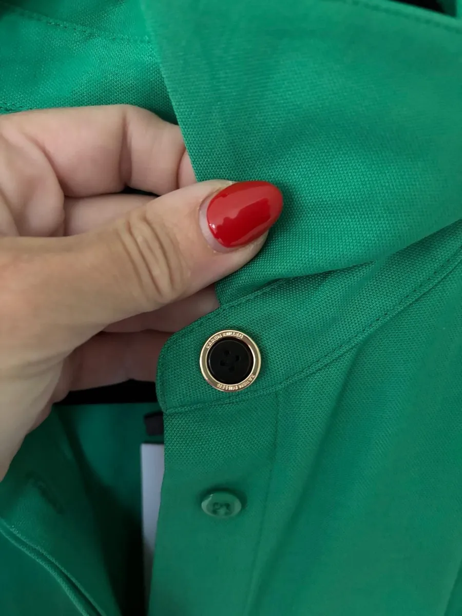 Green Shirt Dress - Image 3