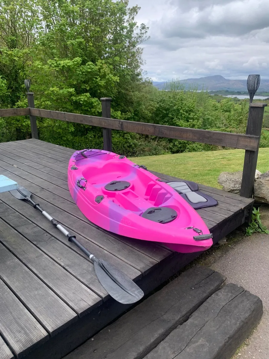 2 X Sea kayaks with seat and oars - Image 2