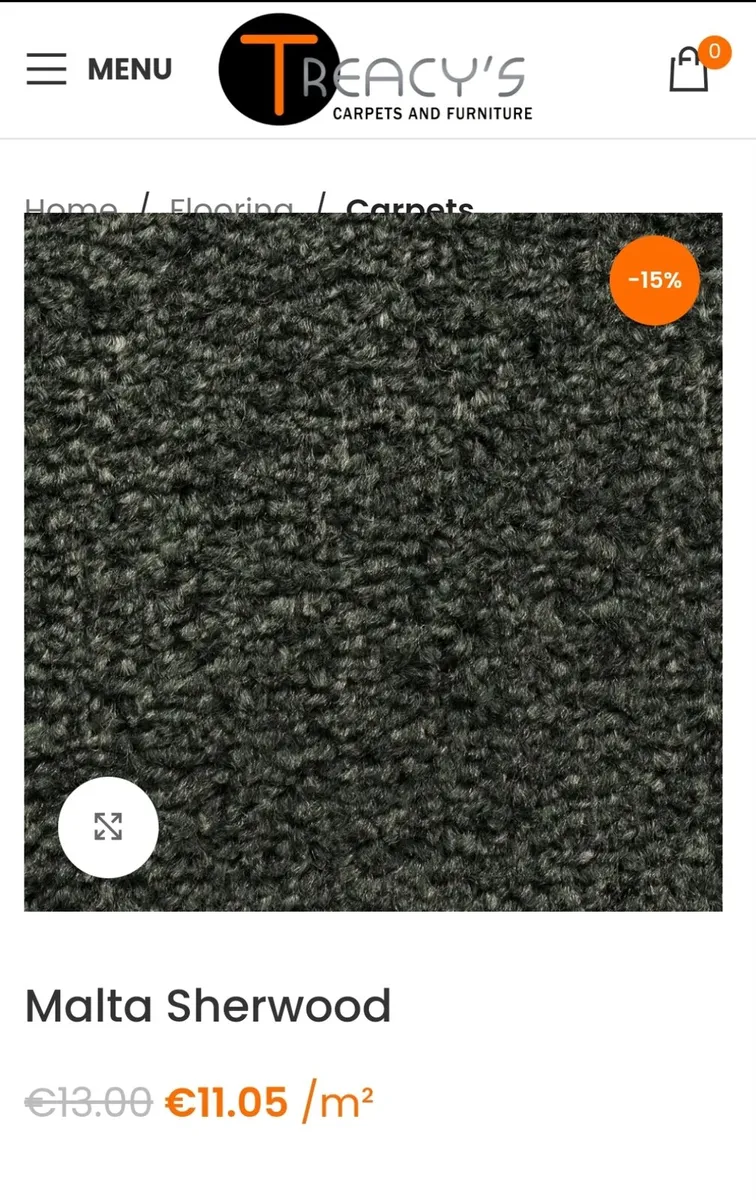 Carpet 4.5x 4m Malta sherwood - Image 1