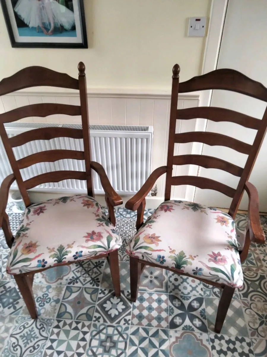 Two Carver Chairs - Image 2