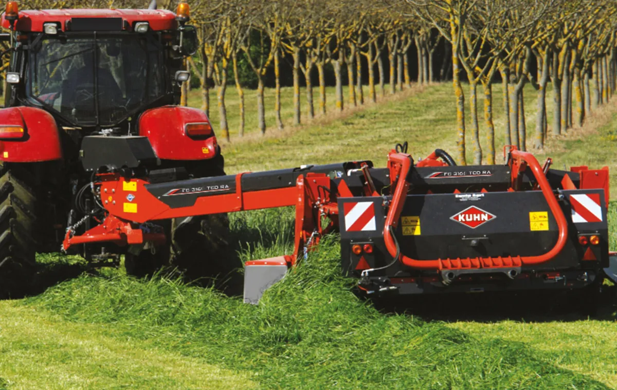 KUHN FC3161 TCD RA 10' MOWER CONDITIONER + GROUPER - Image 3