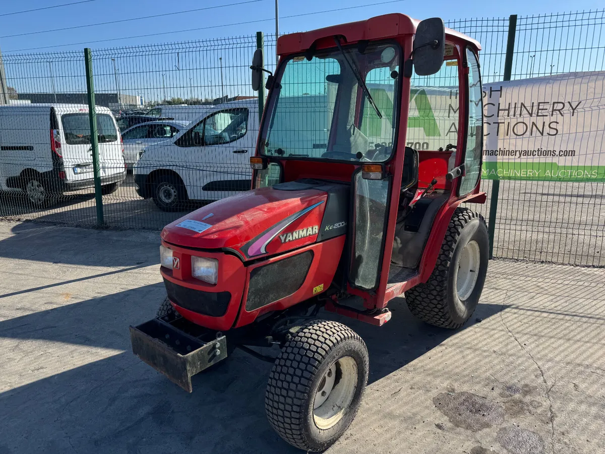 UNRESERVED YANMAR KE-200 COMPACT TRACTOR FOR AUCT - Image 1