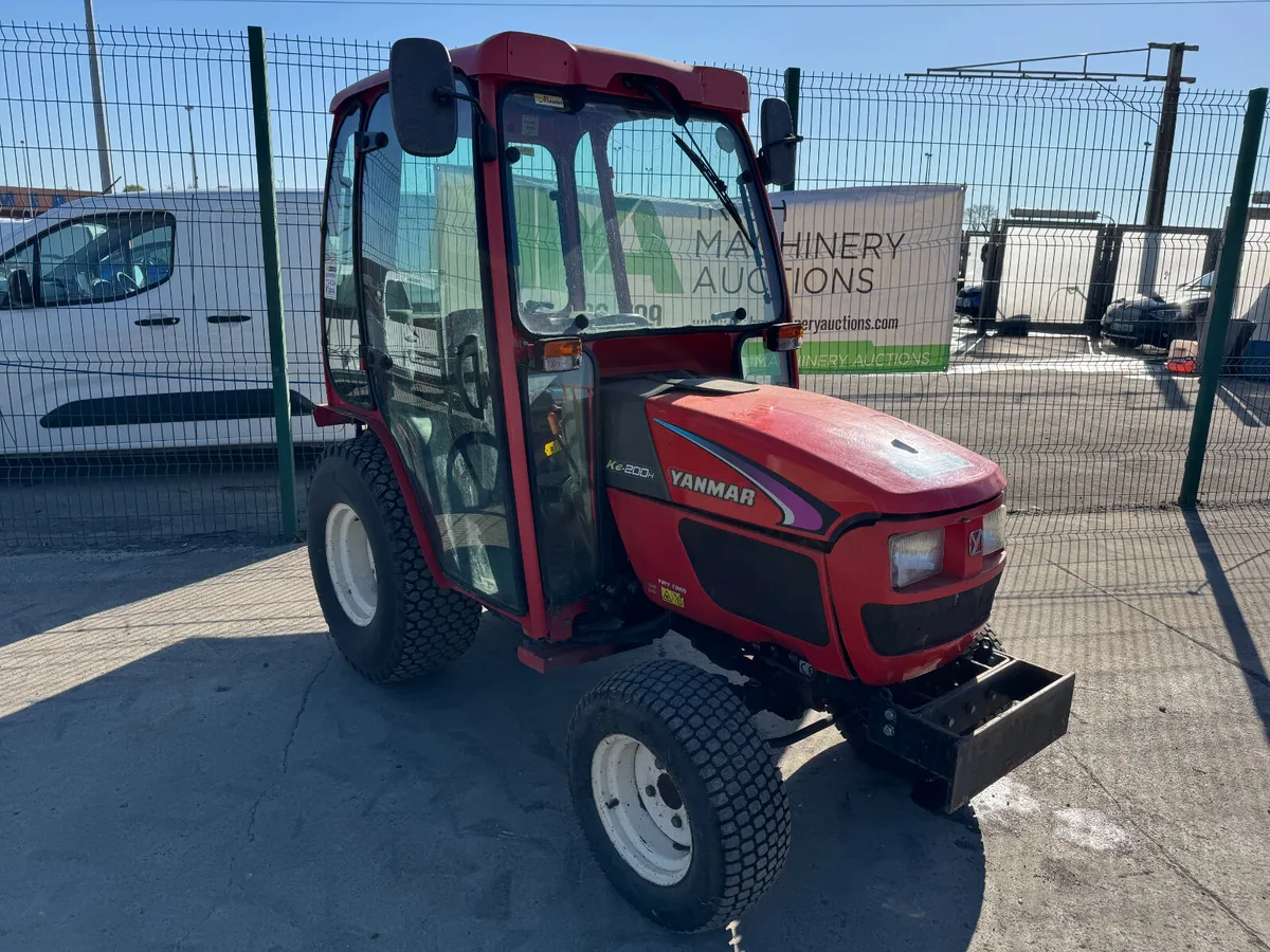 UNRESERVED YANMAR KE-200 COMPACT TRACTOR FOR AUCT - Image 4