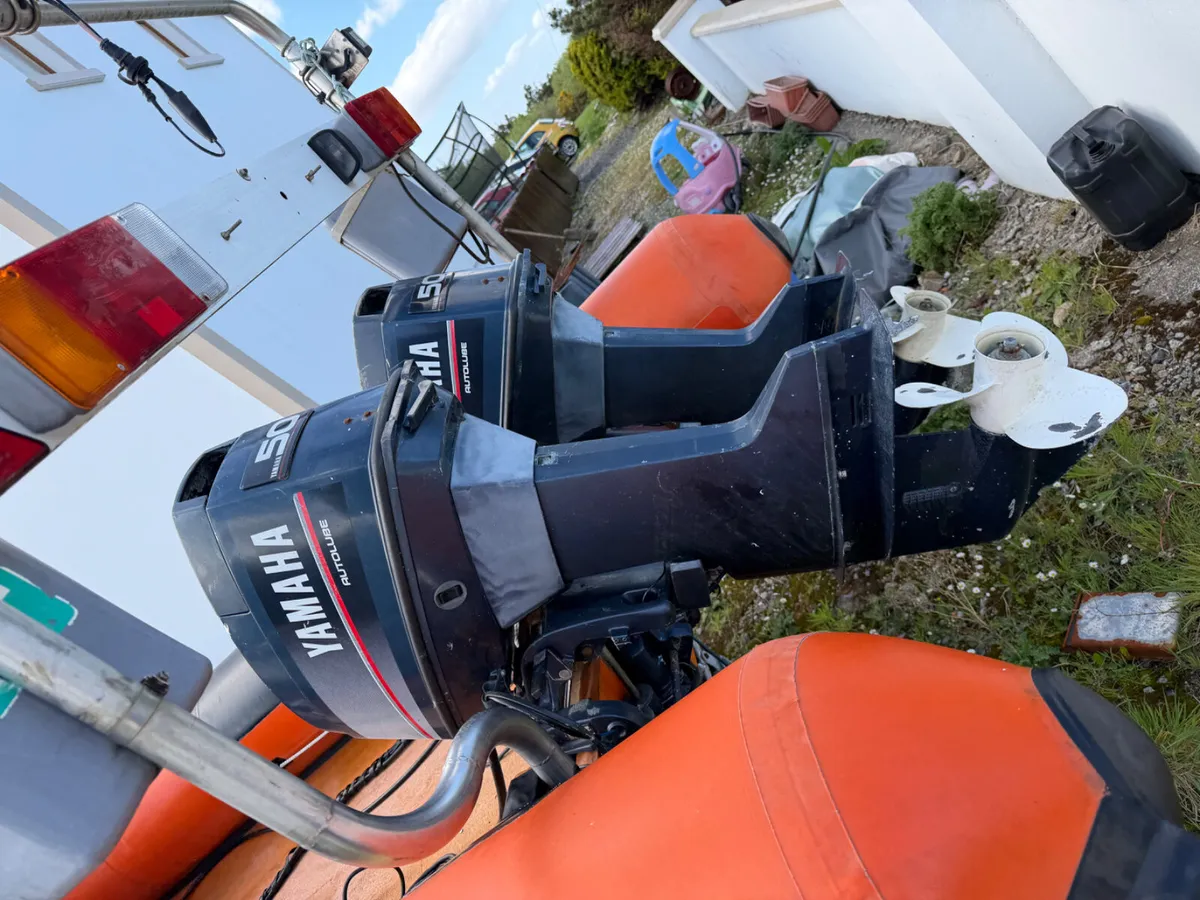 Humber 5.5m Rib twin 50hp Yamaha Autolube - Image 4