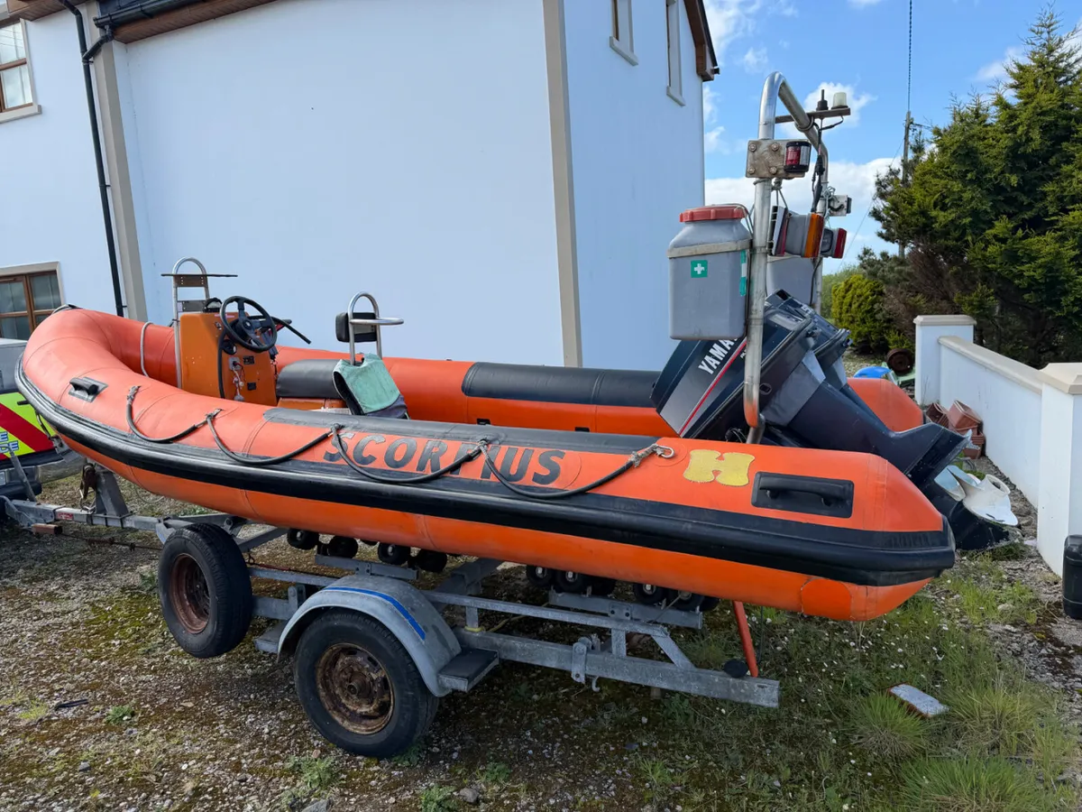 Humber 5.5m Rib twin 50hp Yamaha Autolube - Image 3