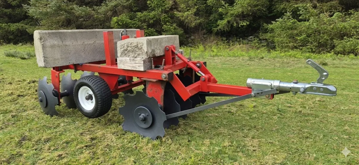 ATV Quad 33" Disc Harrow Reinforced for Heavy Soil - Image 4