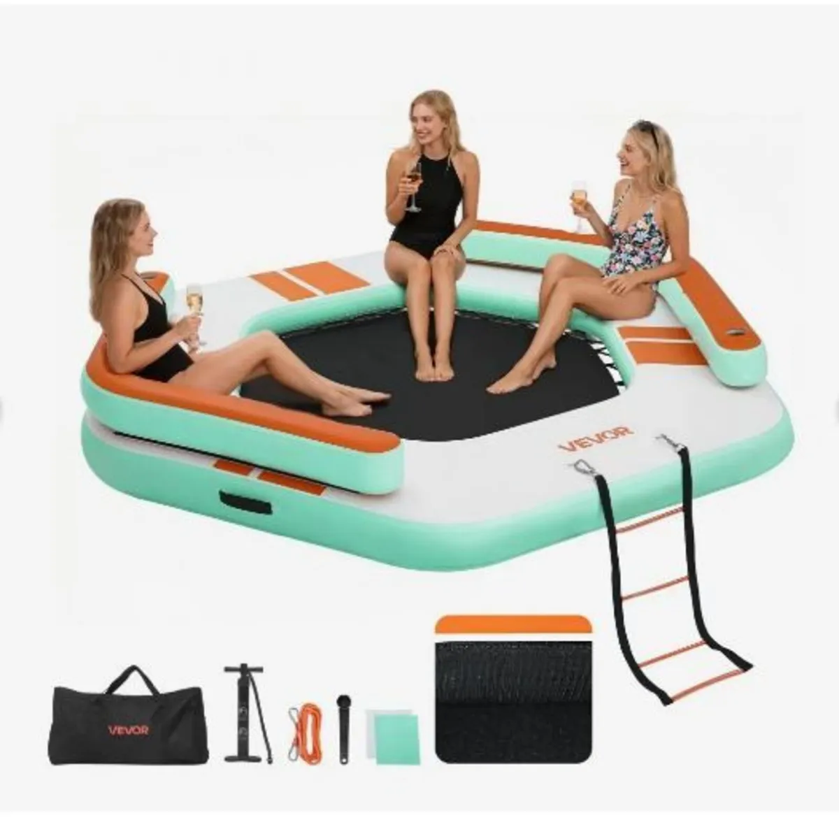 Inflatable Floating Dock, 2.6 x 2.6 M Inflatable - Image 4