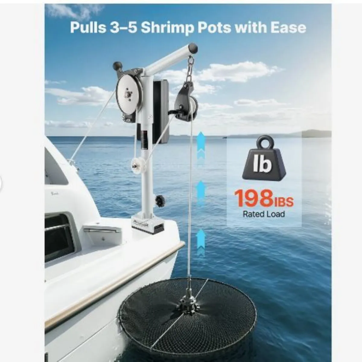 Line Hauler Pot Puller, 12V DC 1200W - Image 4