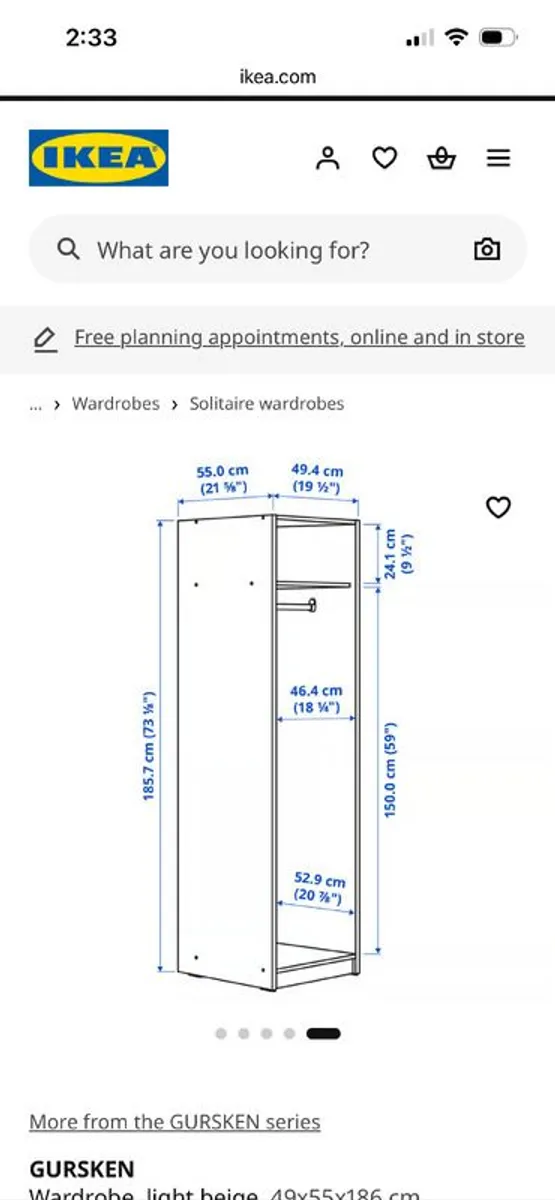 Ikea wadrobe - Image 3
