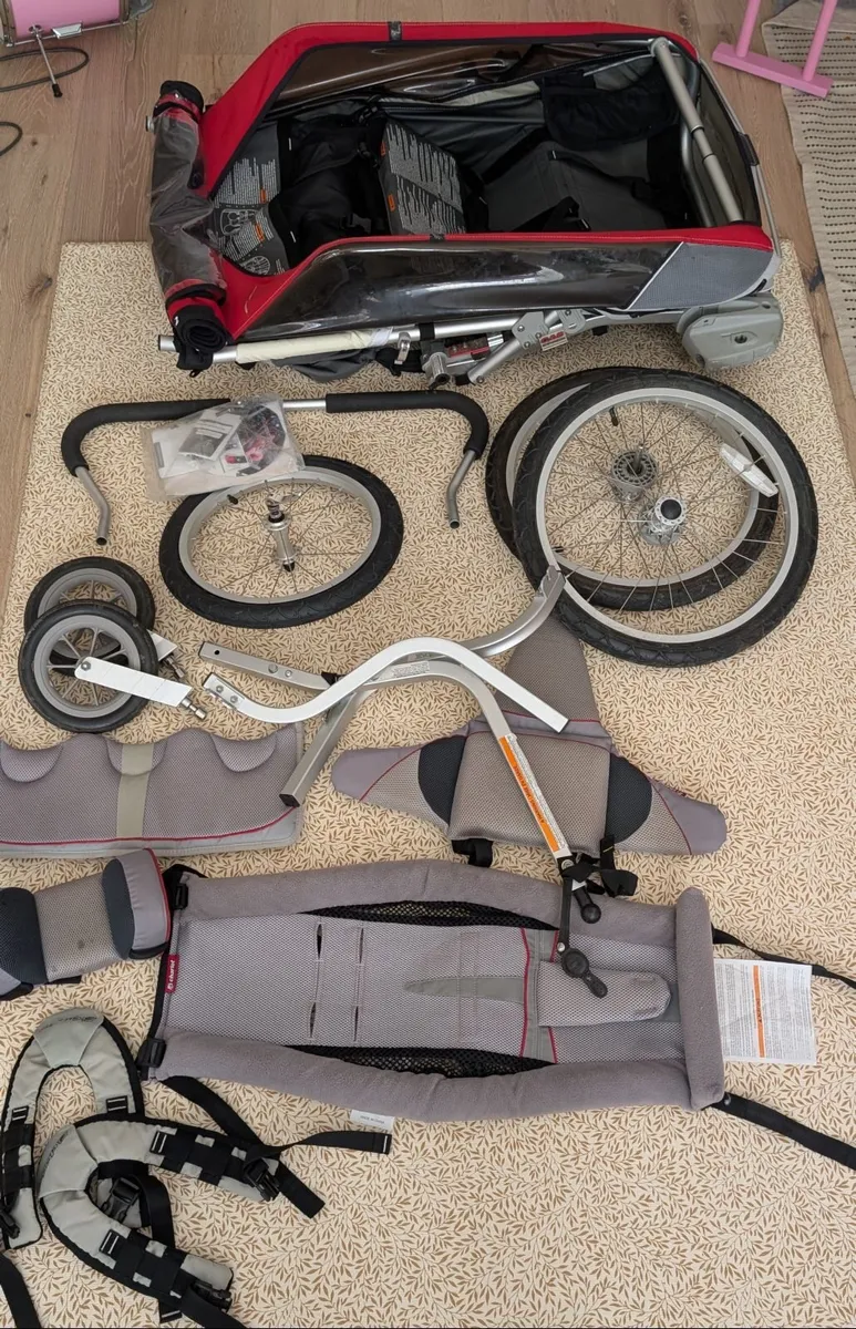 Thule Chariot Cougar 2 Double buggy bike trailer - Image 3