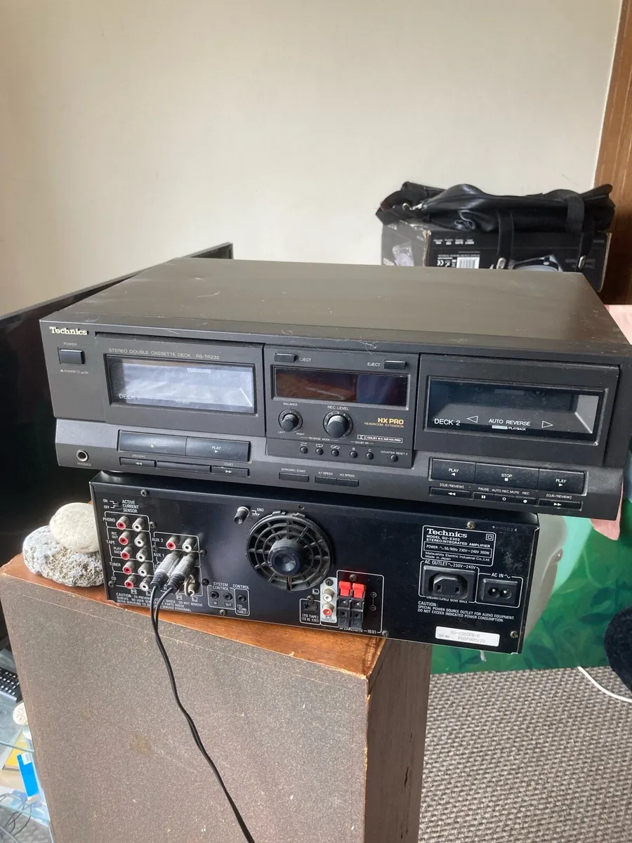 technics amp and cassette deck marantz cd player - Image 3
