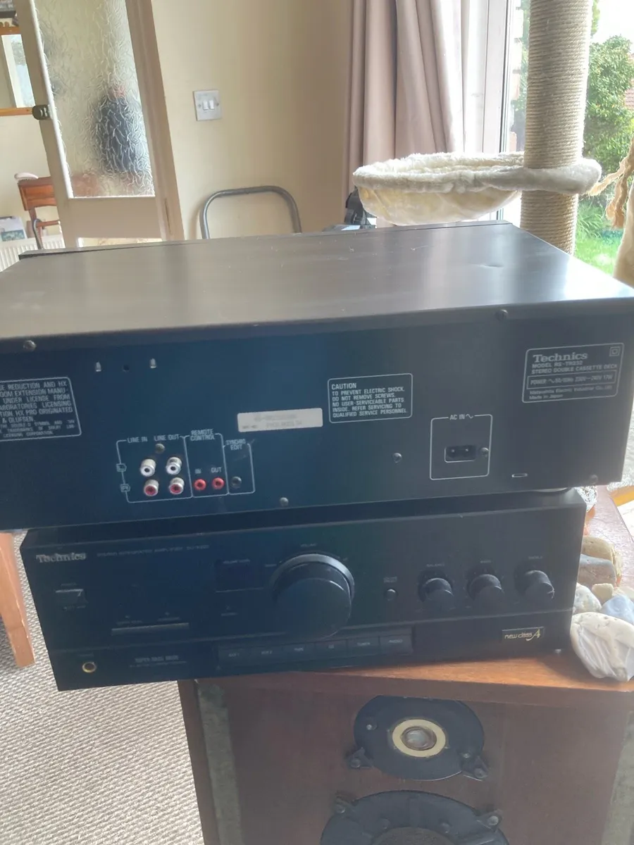technics amp and cassette deck marantz cd player - Image 4