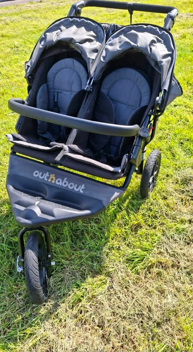 OUT N ABOUT DOUBLE BUGGY & BASSINET - Image 3