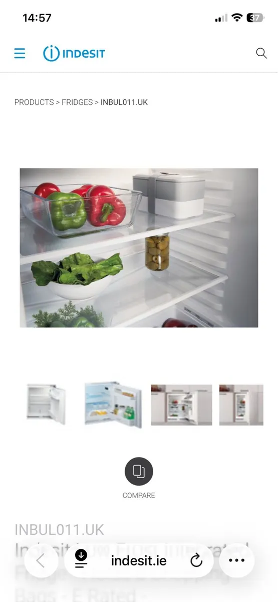 Fridge Under counter built in - Image 4