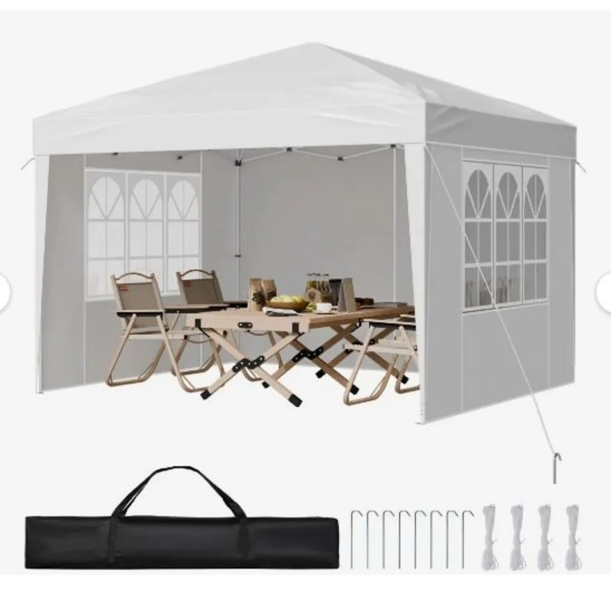 Pop Up Canopy, 2.95 x 2.95 m Instant Canopy - Image 1