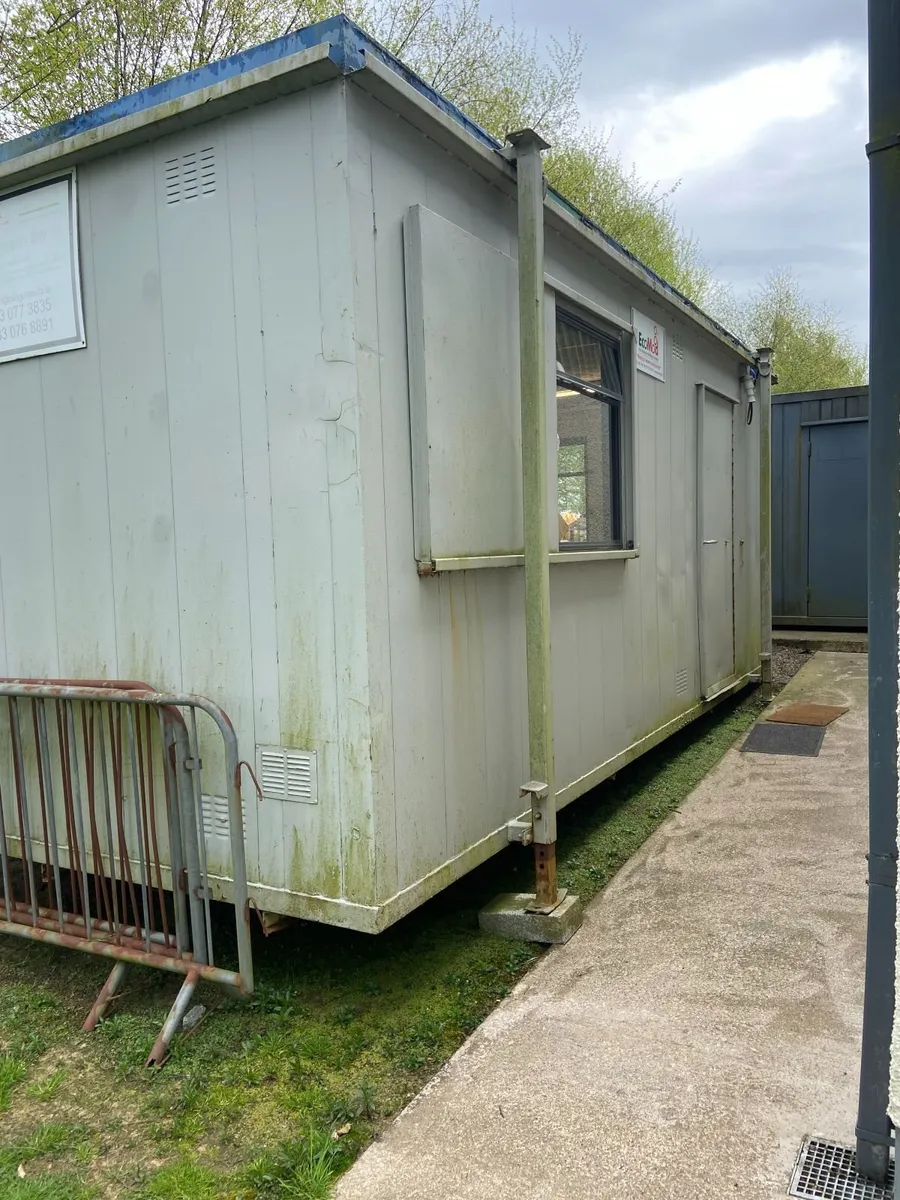 SITE OFFICE CABIN CONTAINER x 2 FOR SALE - Image 1