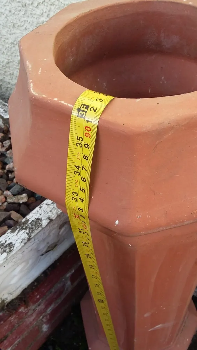 Bangor blue slates chimney pot ridge roof tiles - Image 3