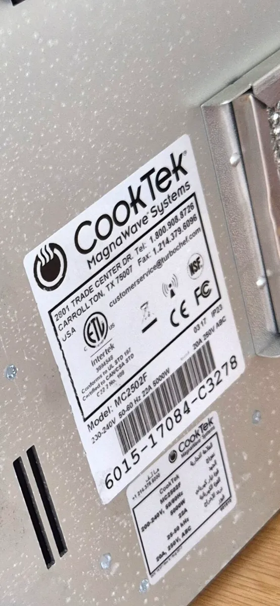 CookTek Heritage 5kW Double Induction Hobs - Mint - Image 2
