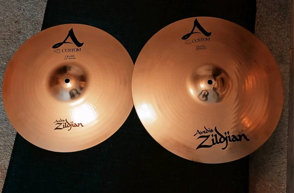 Zildjian A custom crash cymbals