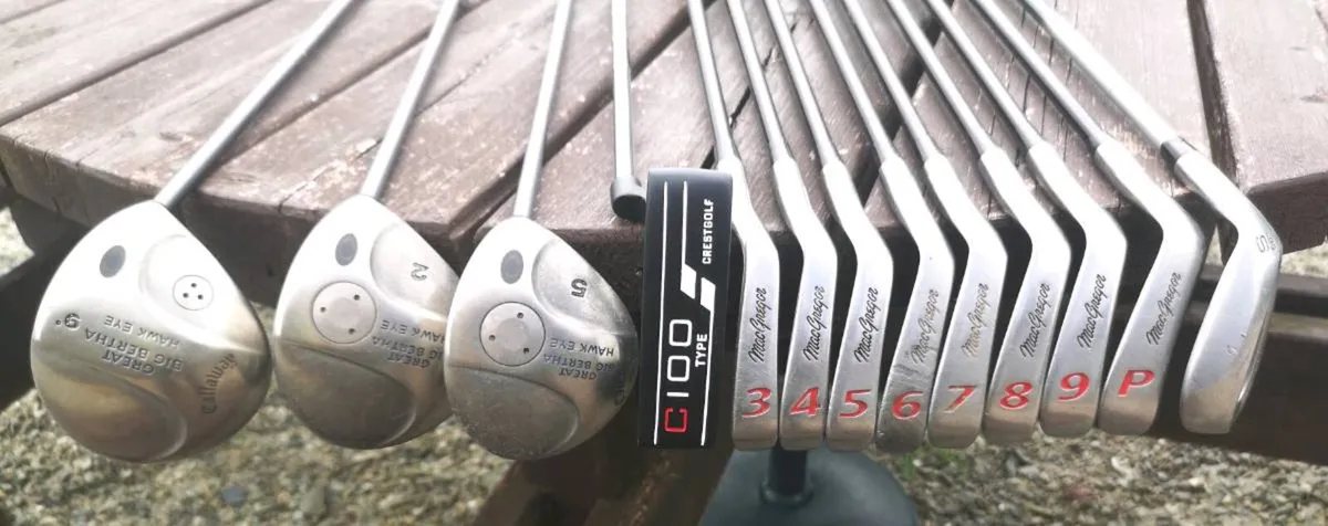 Gents Sets, 9 irons, 3 woods, putter & bag - Image 3
