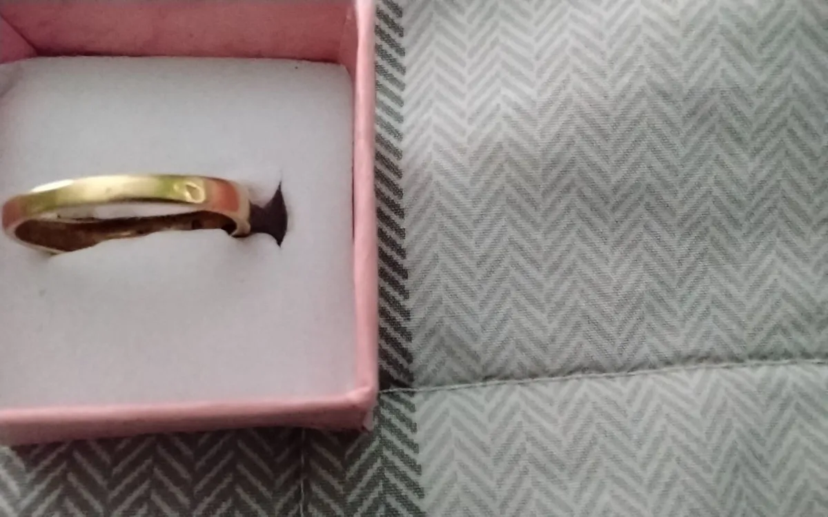 Victorian 18ct gold diamond ring size L - Image 2