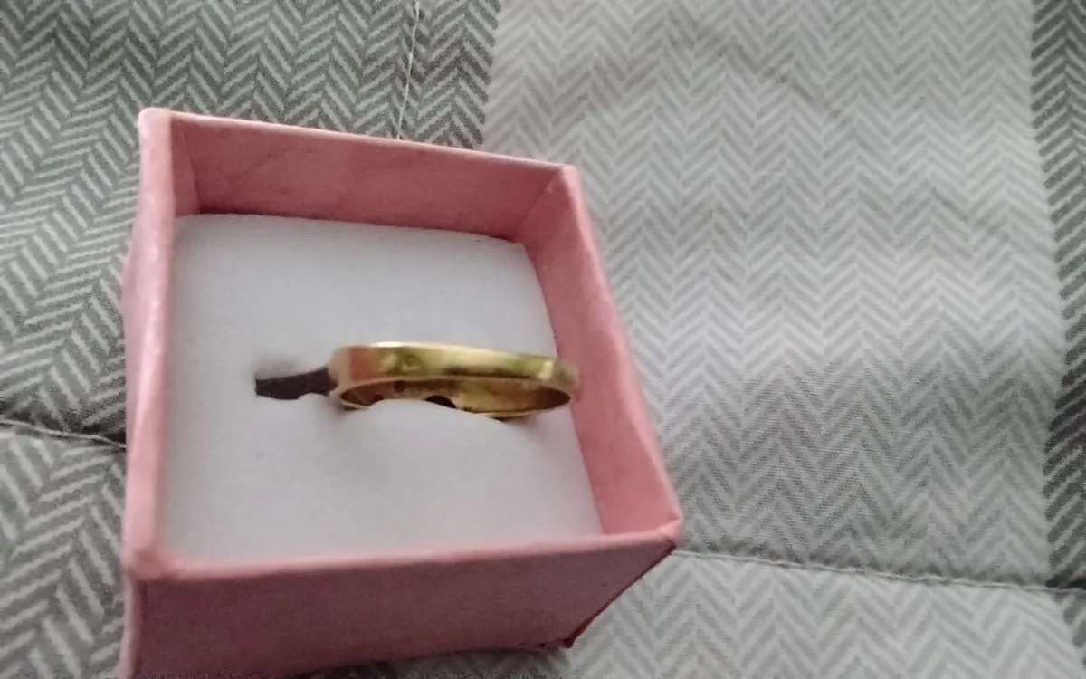 Victorian 18ct gold diamond ring size L - Image 3