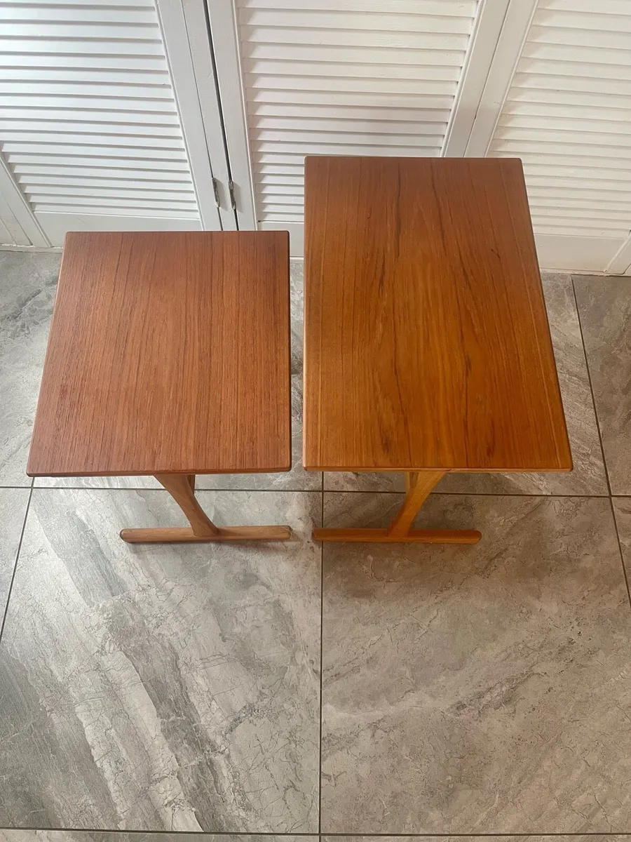 Mid century Danish side tables - Image 2