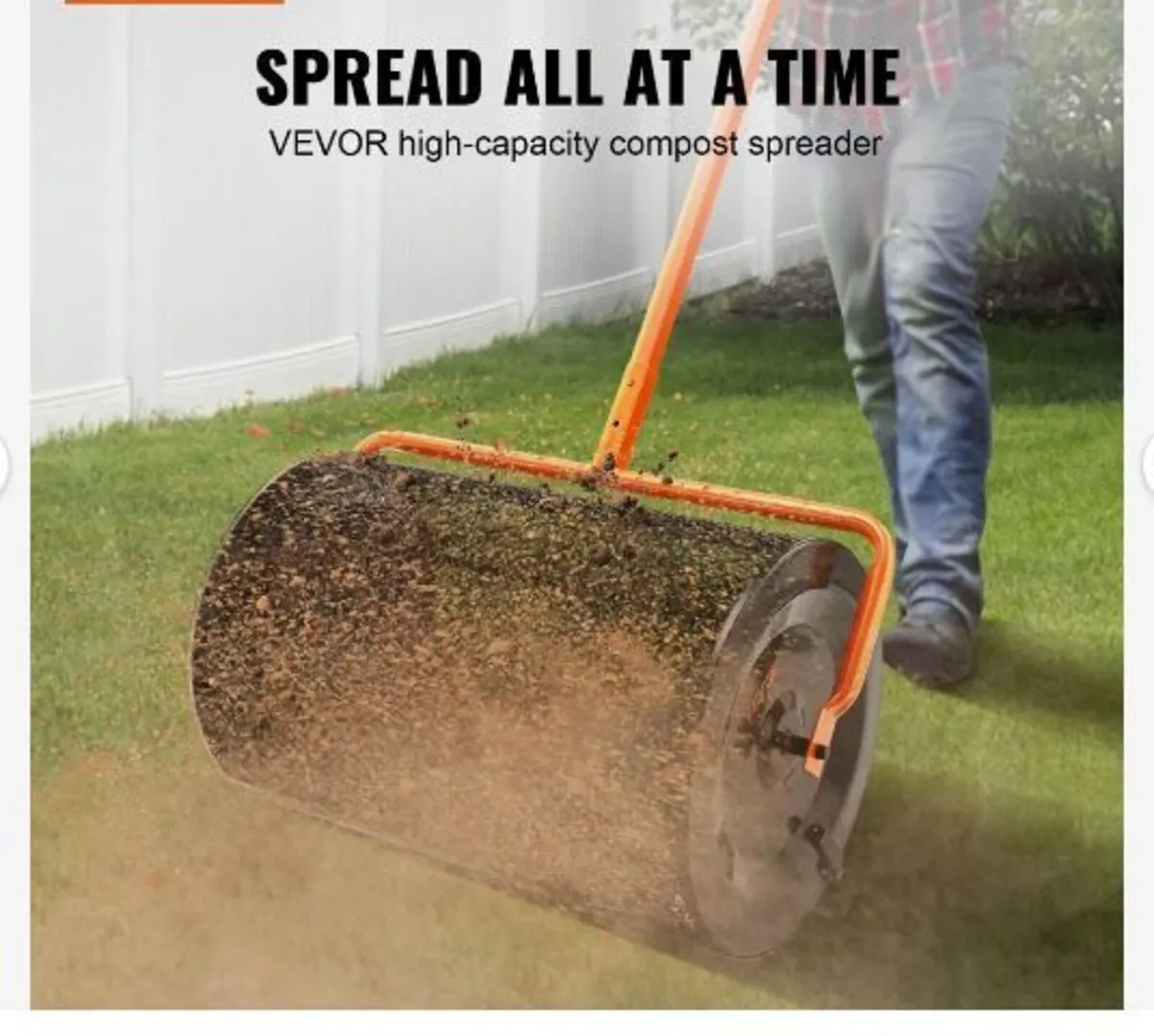 Compost Spreader, 24.4-25.6" Height - Image 1