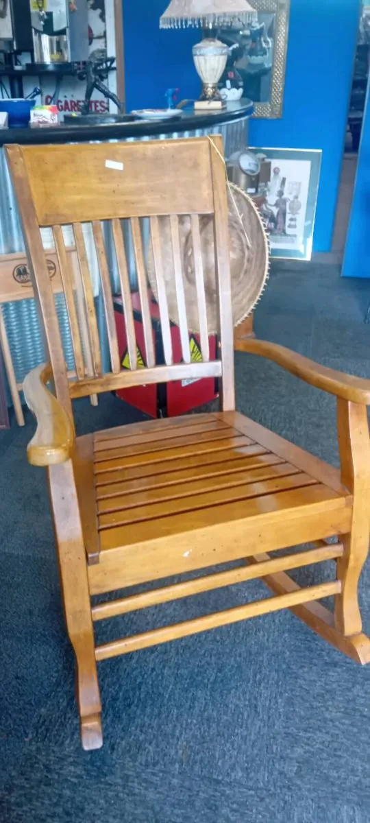 Hardwood Rocking Chair - Image 2