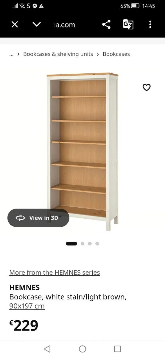 Ikea Hemnes bookcase - Image 1