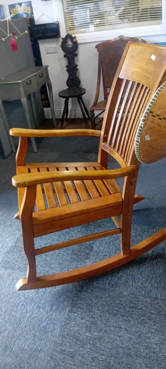 Hardwood Rocking Chair - Image 1