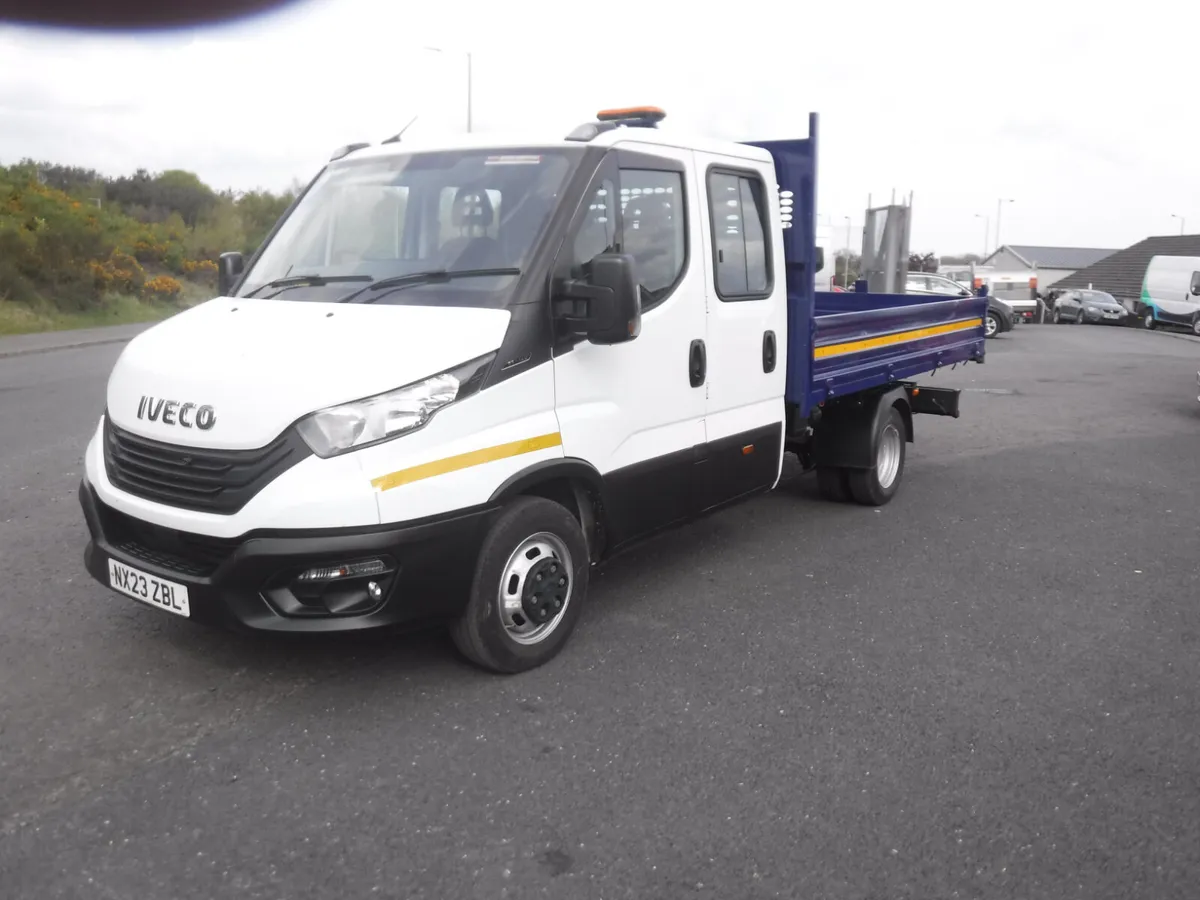 Iveco Daily 35-140 Crew Cab Tipper 2023 11ft4". - Image 1