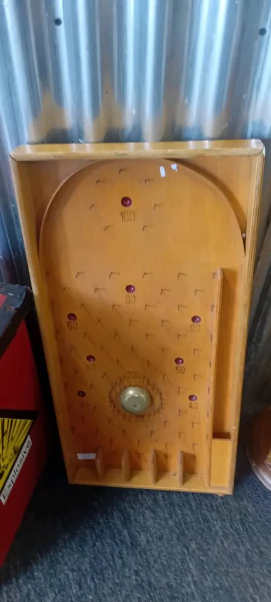 Vintage Bagatelle Board